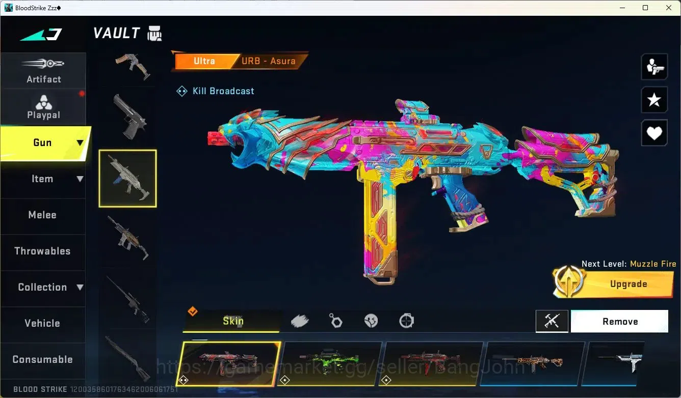 Blood Strike Accounts ASIA | 1 ETERNAL STRIKER: ZERO-Odashadow|1 TR, 1 A image 8