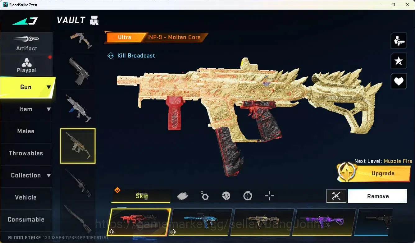 Blood Strike Accounts ASIA | 1 ETERNAL STRIKER: ZERO-Odashadow|1 TR, 1 A image 9