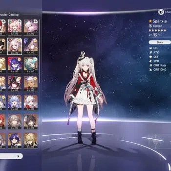 Honkai Star Rail Accounts Others ASIA|TL 70|24 Limited|1 GCS|PremTeam (Therta,Saber)|(Evernight,Casto E2,R