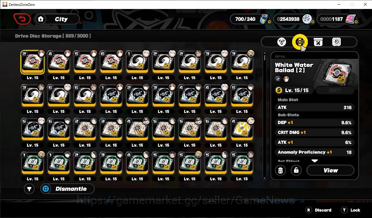 Zenless Zone Zero Accounts EU|IK 56|1,1K Polyc|9 Limit,3 VoidHunter[(Miyabi,Y image 10