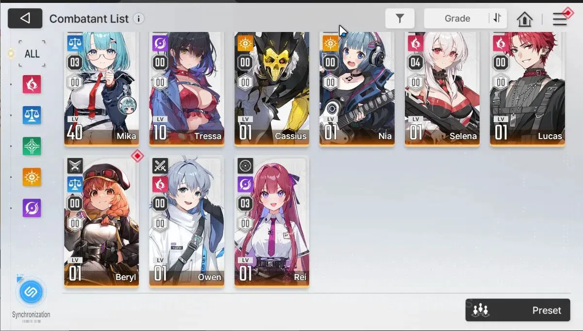 Chaos Zero Nightmare Accounts Global|Lv31|6 SSR[Heidemarie+Sign,Chizuru,Nine,Rin image 4