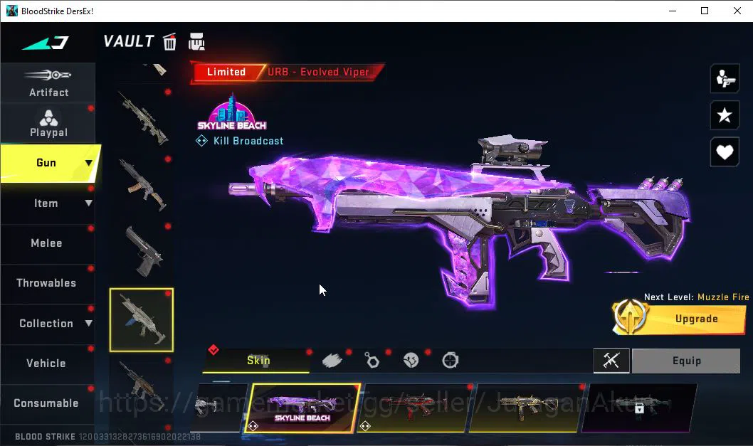 Blood Strike Accounts ASIA|18 ULTRA M4A1,Glock,Vector,KAG-6,SCAR,P90,AR9 image 10