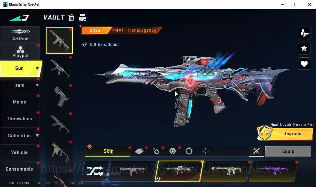 Blood Strike Accounts ASIA|18 ULTRA M4A1,Glock,Vector,KAG-6,SCAR,P90,AR9 image 5