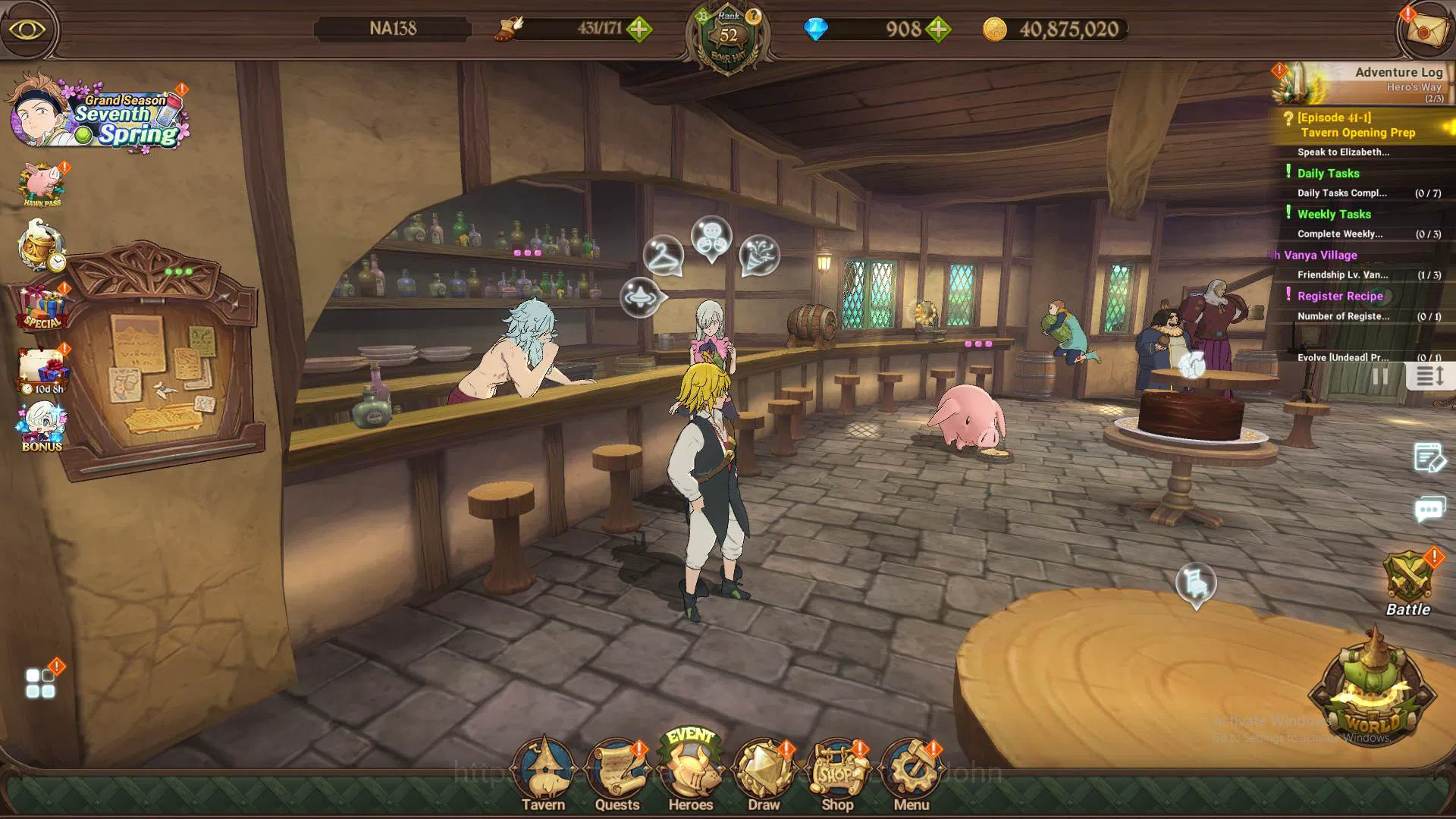 The Seven Deadly Sins: Grand Cross Others GLOBAL|1.5M CC|LS 100+DM 955| UR Salos, Mael, DK M image 1