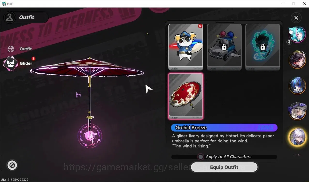 Neverness to Everness Accounts Global EU |HL 3| 4 SSR Hotori A1, Baicang+Sign, Jiuyuan, Daffodill +Livery |Orchid Breeze 7