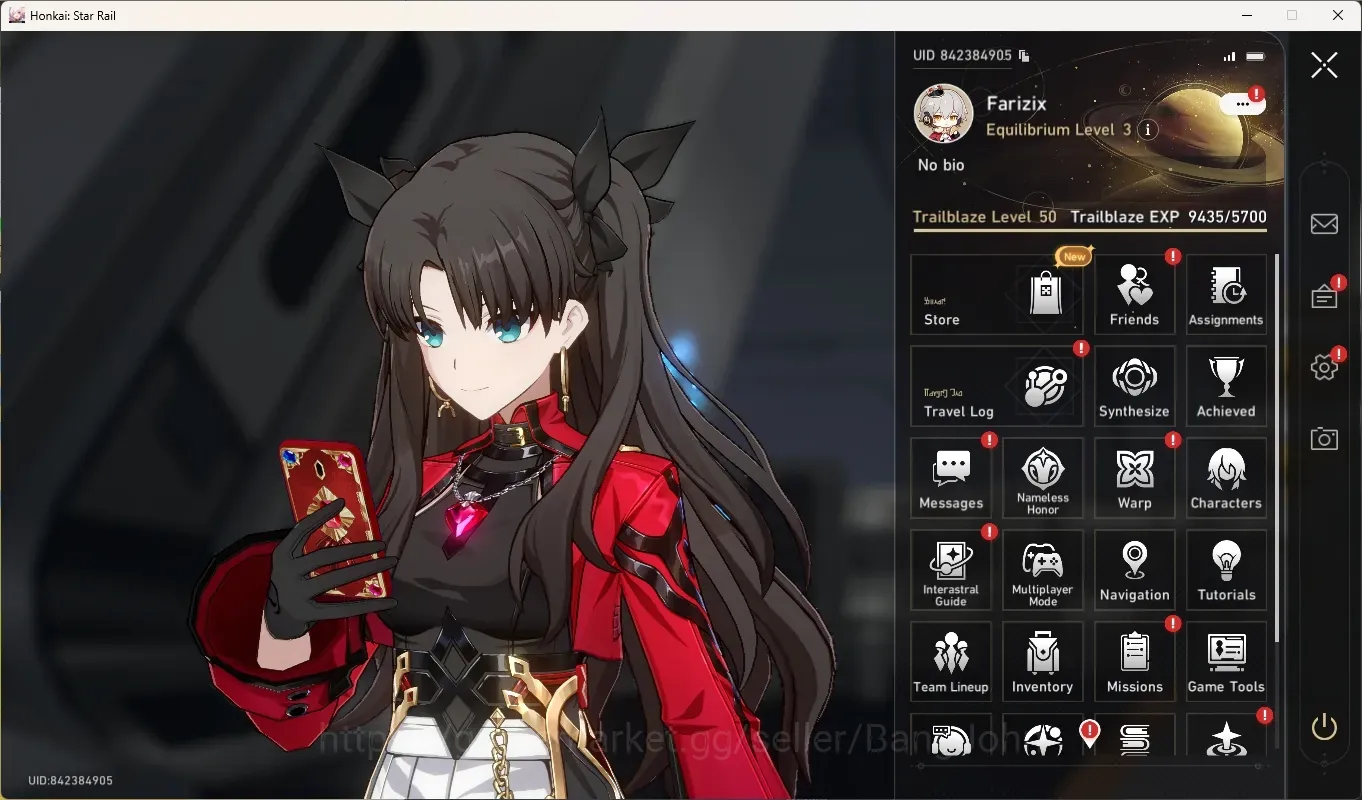 Honkai Star Rail Accounts Others ASIA|TL 50|7 Limited,ArcherPremTeam [Archer,Rin Tohsaka,Dan 1