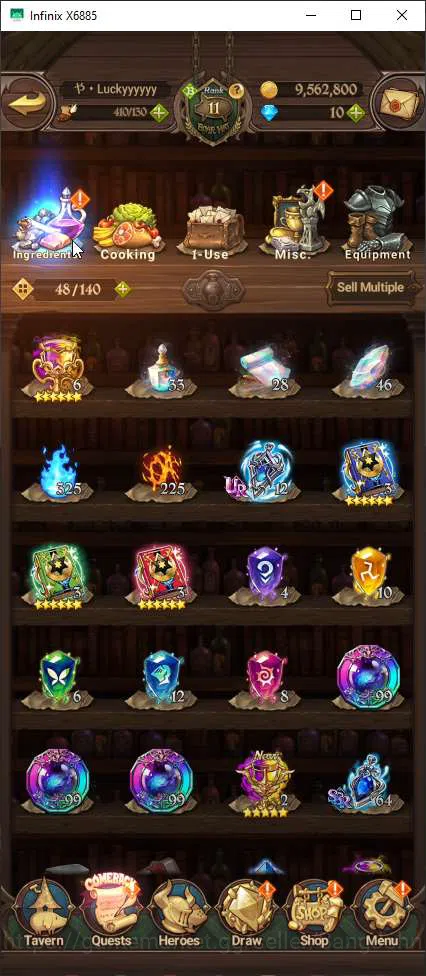 The Seven Deadly Sins: Grand Cross Accounts Others ASIA | 1M CC | 1 Lr Elizabeth | 2UR Oppressor Demonn King (ODK) , Demon 5