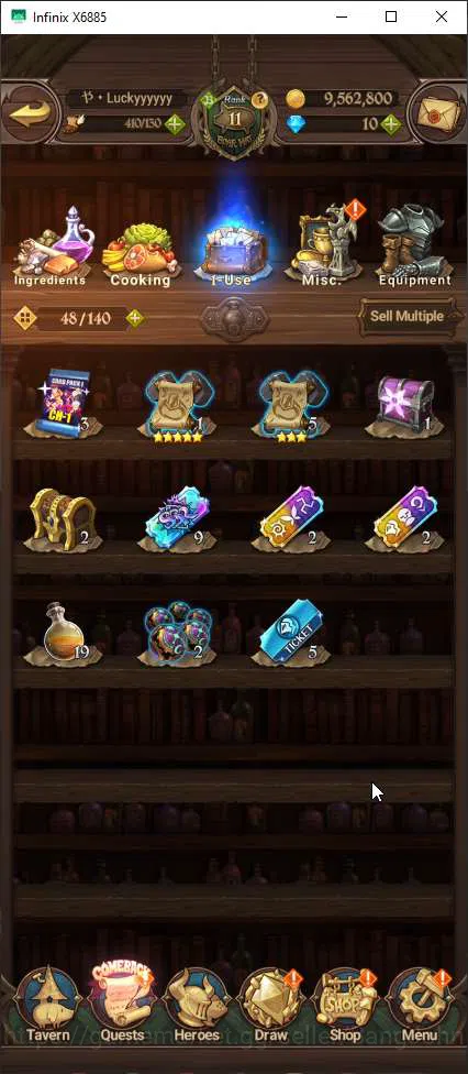 The Seven Deadly Sins: Grand Cross Accounts Others ASIA | 1M CC | 1 Lr Elizabeth | 2UR Oppressor Demonn King (ODK) , Demon 7