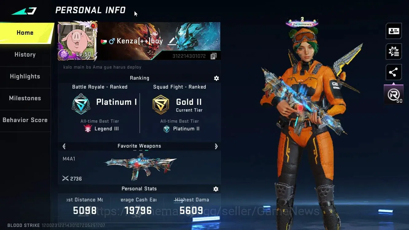 Blood Strike Accounts ASIA|ULTRA[Ethan,Val,Vector,DEagle,QBZ95,etc]|LMT[ image 2