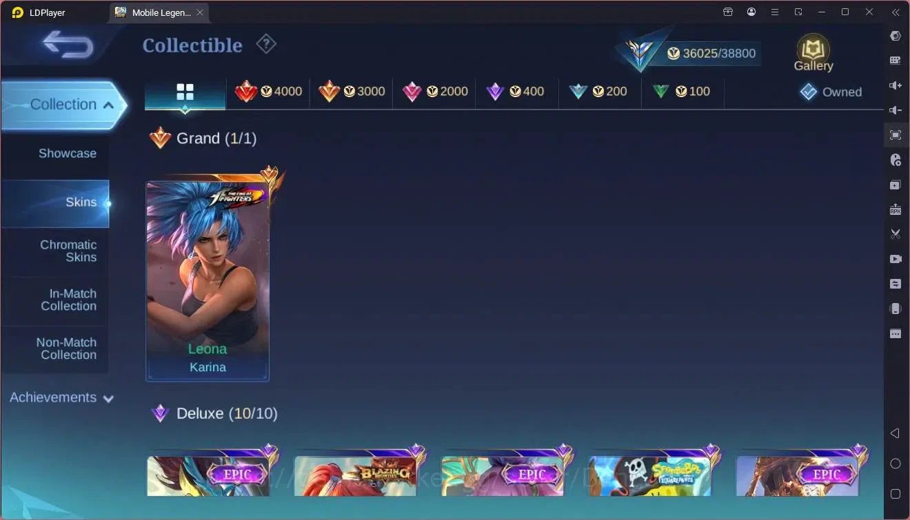 Mobile Legends: Bang Bang Accounts GLOBAL Hero 132 Skin 198|KOF Karina|Dtamer Kimmy|E image 8