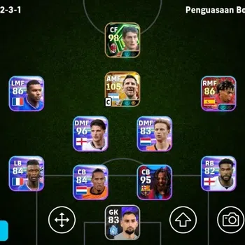 eFootball Accounts Legends & Iconic Players Mobile|PW 2683|Lionel Messi BigT,Danlele Massaro Epic,Lionel Messi