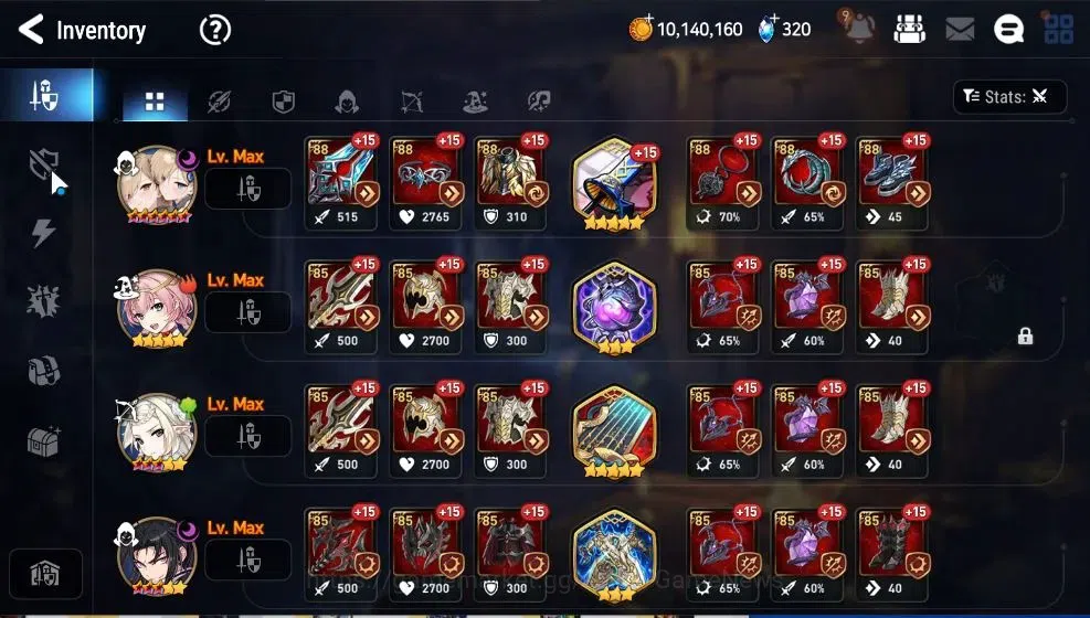 Epic Seven Accounts GLOBAL UnVerif|4 ML(Rihana&Luciella,AElena,BHwayou image 16