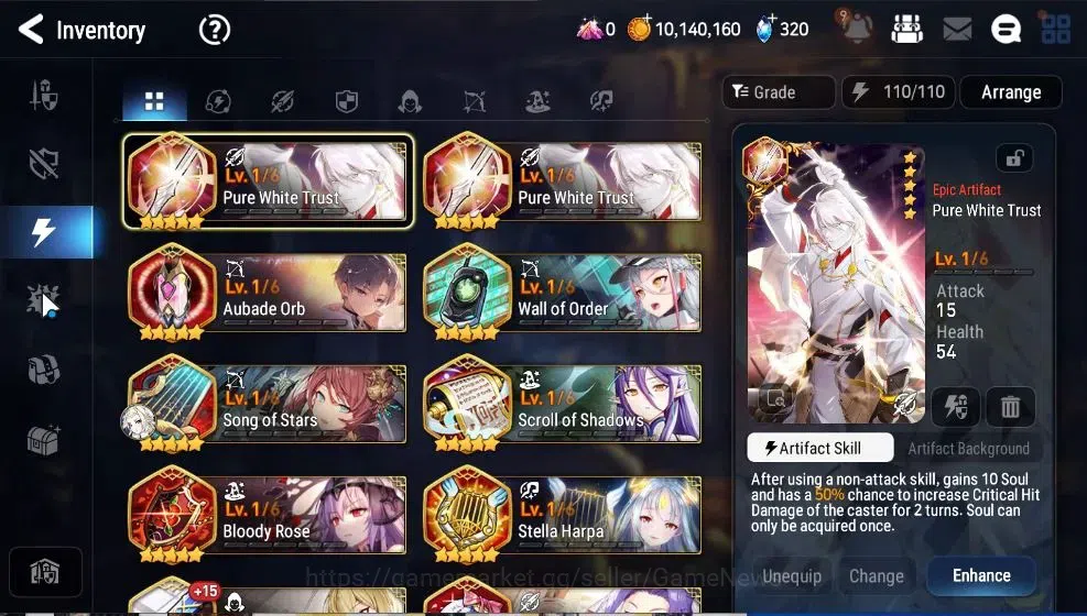 Epic Seven Accounts GLOBAL UnVerif|4 ML(Rihana&Luciella,AElena,BHwayou image 18