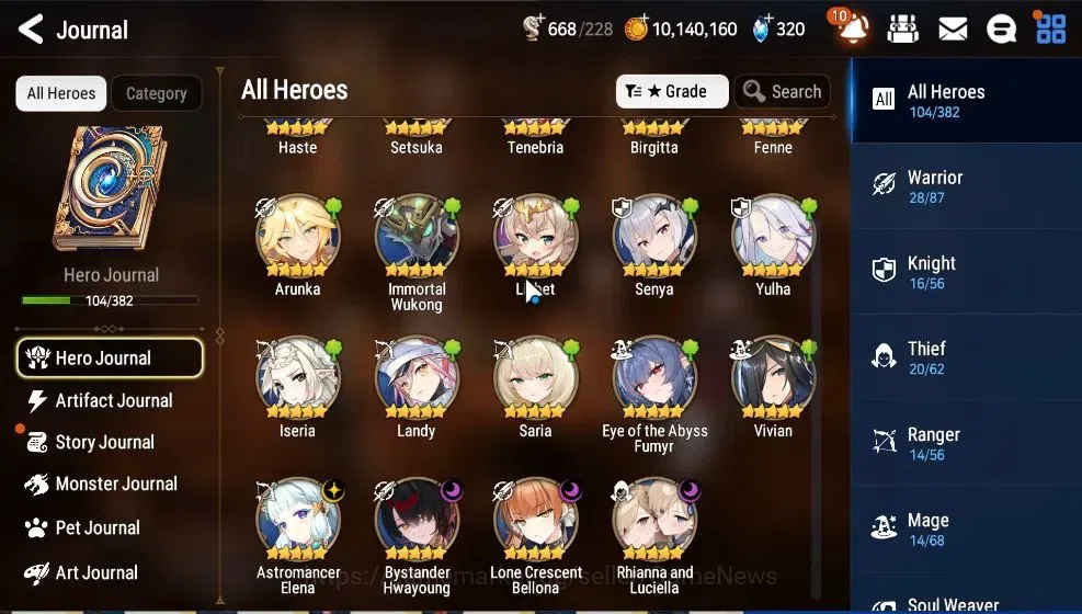 Epic Seven Accounts GLOBAL UnVerif|4 ML(Rihana&Luciella,AElena,BHwayou image 6