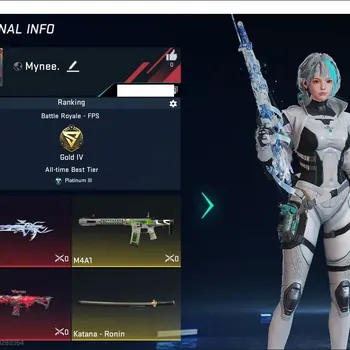 Blood Strike Accounts Others ASIA | 1 BLEACH Gun: QBZ95|1 Legendary Melee: Katana-Ronin|1 Limited: Spear-Blossom|Check SS