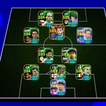 eFootball Accounts Legends & Iconic Players EFOOTBALL DREAM ACCOUNT | BIGTIME KVARATSKILIA,KOLLER TARGETMAN,MALDINI,G