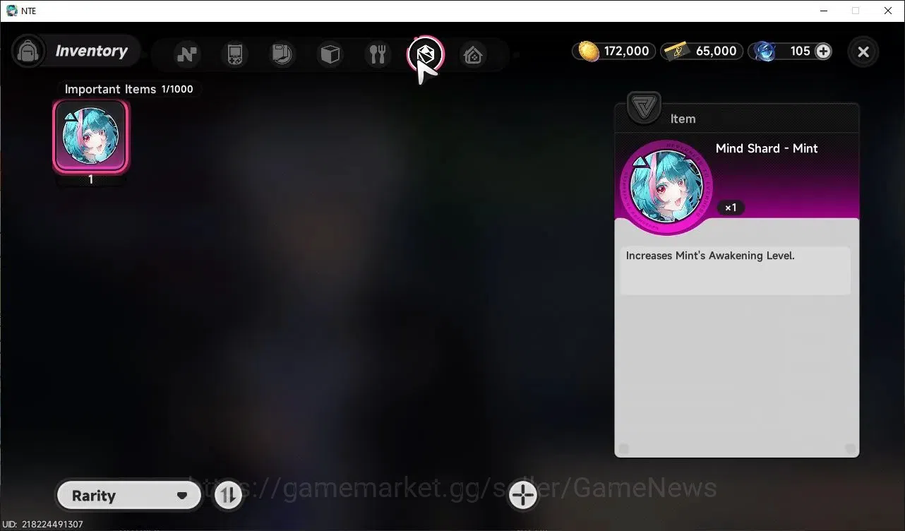 Neverness to Everness Accounts GLOBAL EU|HL 3| 4 SSR [Nanally,Sakiri,Baicang,Daffodill] +Livery |5 SR [Adler]|105 10