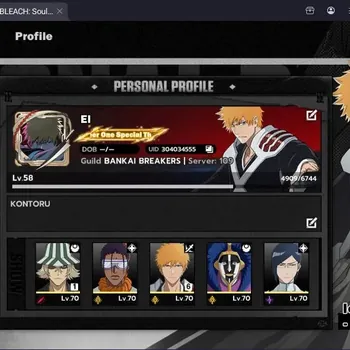 BLEACH: Soul Resonance Accounts Nuverse SEA |Lv.58|8 SSR 6 Sign (IchigoDZ