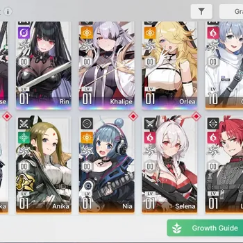 Chaos Zero Nightmare Accounts Global|Lv55|4 SSR 1 Limited [RossweisseM2,Rin,Khalipe,Orlea]|10 SR