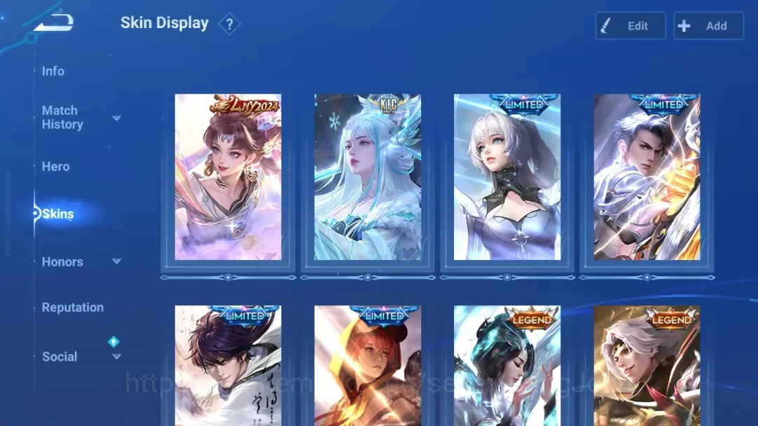 Honor of Kings Accounts Rare Skin Global |113H 120S| LNY 2024 Lady Sun | KIC Luna | 4 Limited | 2 Legend | Saint Seiya 1