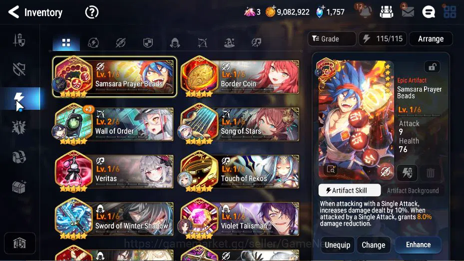 Epic Seven Accounts GLOBAL Unverif|New Era|5 ML(DB Senya, LW Peira, US image 8