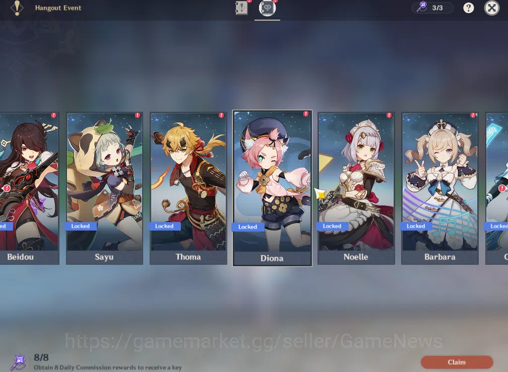 Genshin Impact Accounts ASIA|AR 53|5 Limited +1(*5Weapon)|Neuvillate,Arlec image 15
