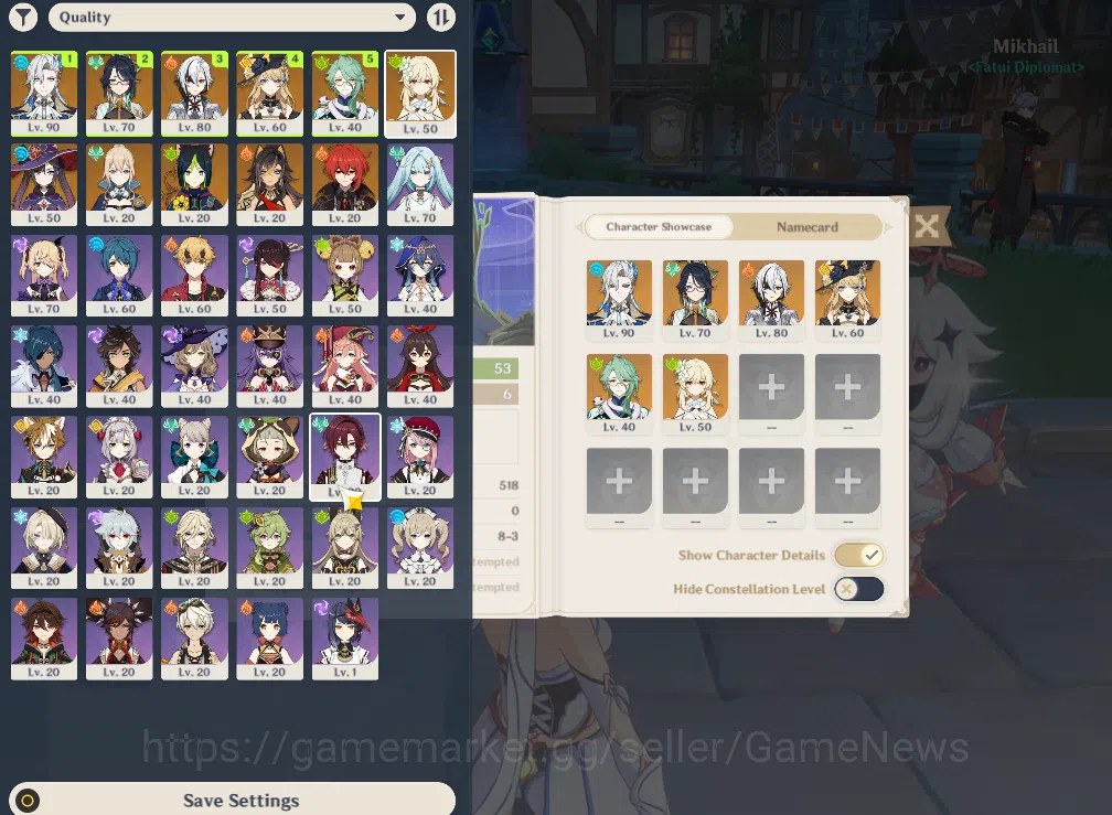 Genshin Impact Accounts ASIA|AR 53|5 Limited +1(*5Weapon)|Neuvillate,Arlec image 3