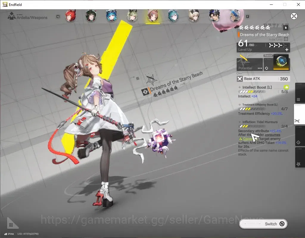Arknights: Endfield Accounts ASIA|Ready Gacha|Lv55|Oro 10K|Ori 6