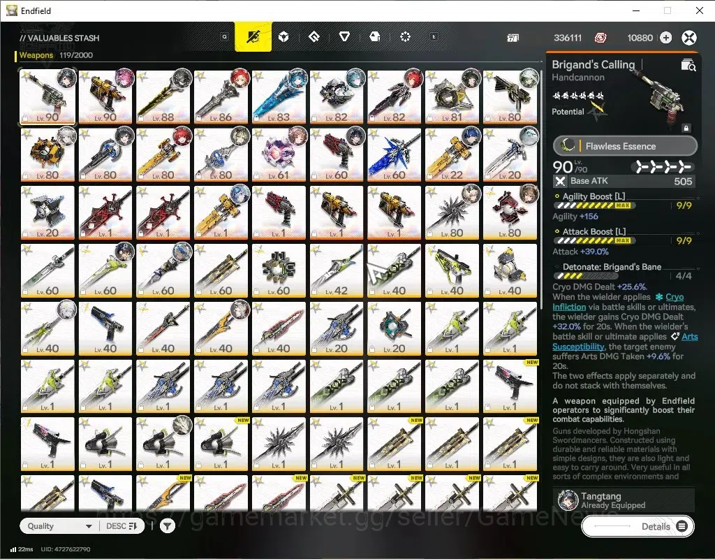 Arknights: Endfield Accounts ASIA|Ready Gacha|Lv55|Oro 10K|Ori 8