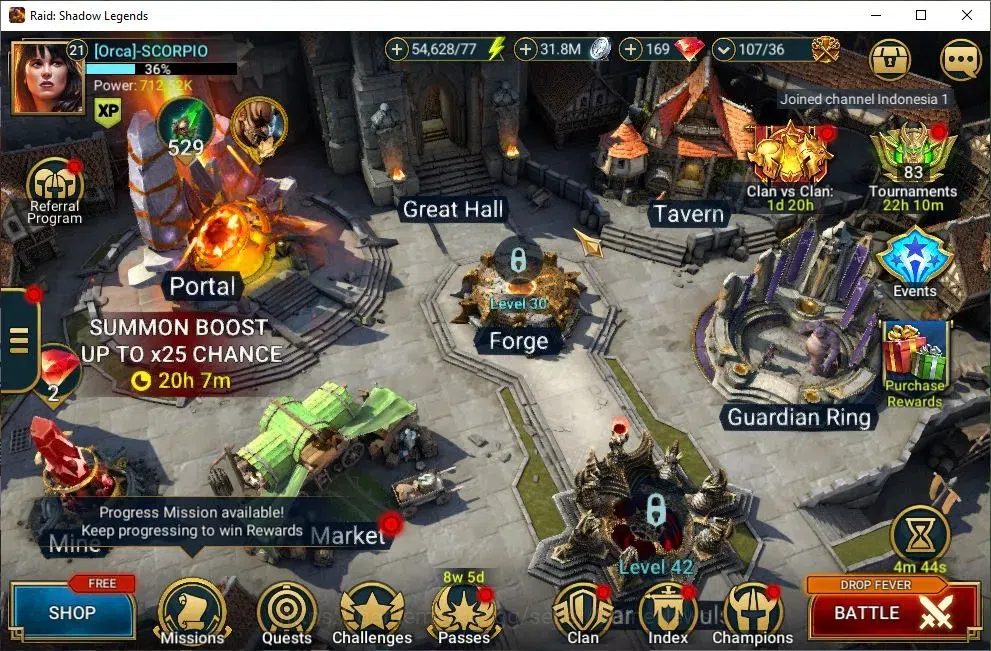 Raid: Shadow Legends Accounts Lv21 712K Power|20 Legend(Alice,Ezio,Ninja,Xenomor image 1