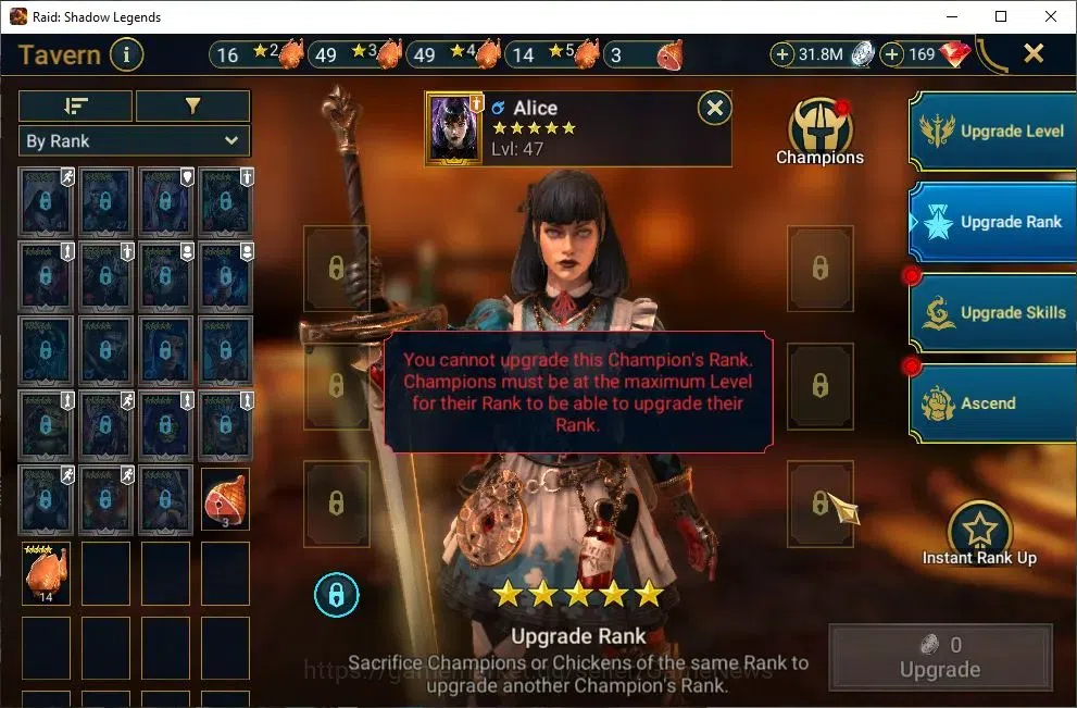 Raid: Shadow Legends Accounts Lv21 712K Power|20 Legend(Alice,Ezio,Ninja,Xenomor image 18
