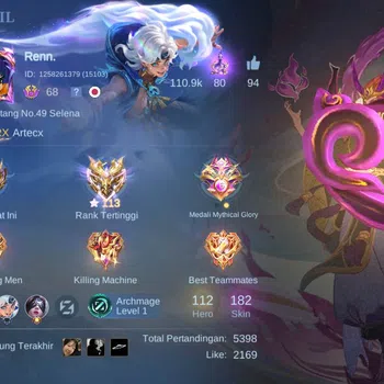 Mobile Legends: Bang Bang Others Skin 182, LB gatotkaca, CC valir, valentine fanny, image 1