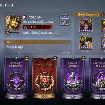 Watcher of Realms Accounts End-Game Global |Power 3.37M|6 Lord:EzarethA1,ArachaA1,Etc|40 Legend:Guan