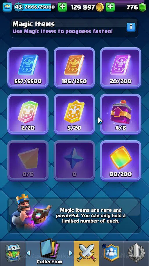 Clash Royale Accounts Lv 43|Trophy 8534|KTL 14|Card 121| 2 HERO 14 EVO 8 image 13