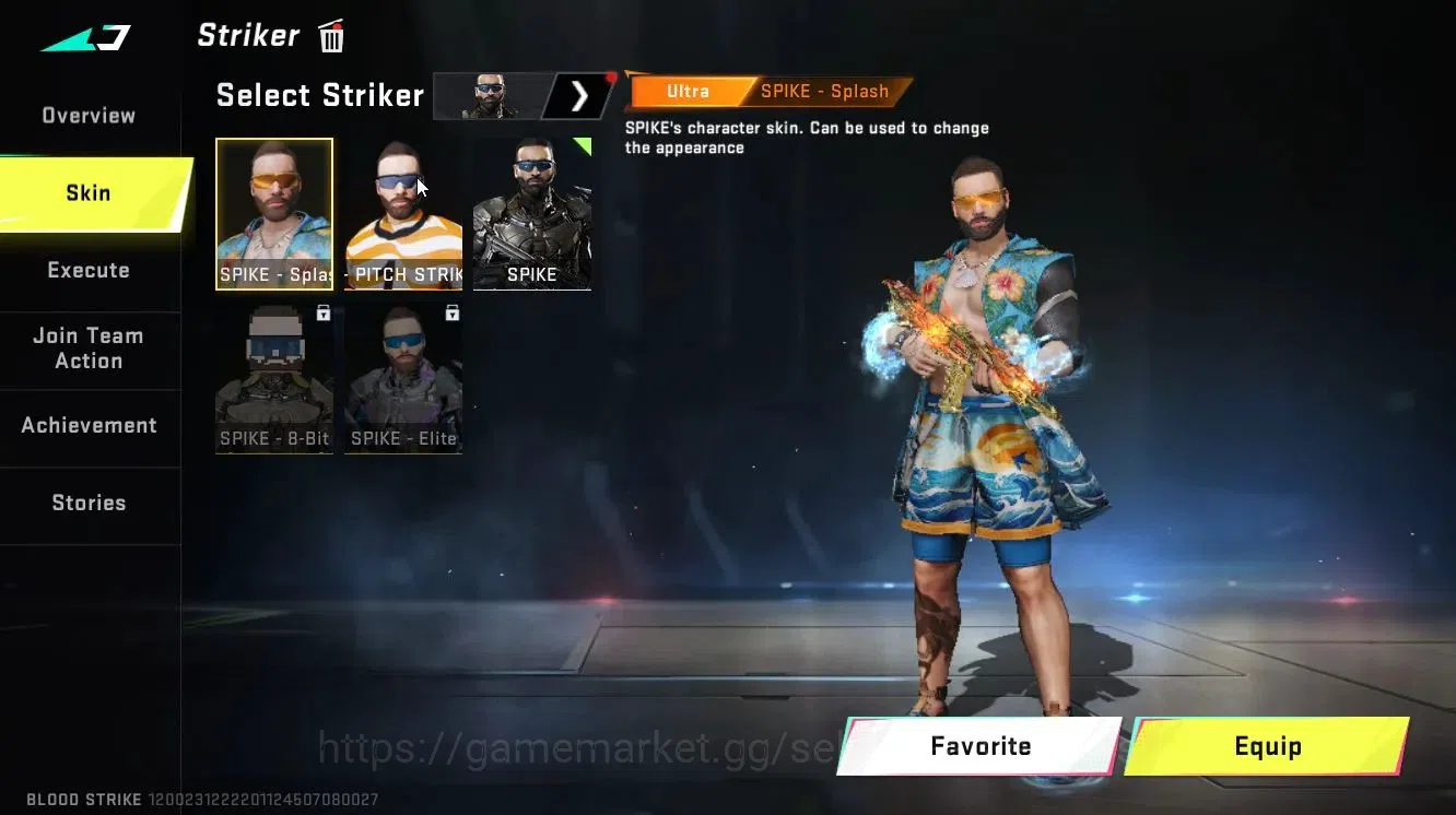 Blood Strike Accounts Collab Skin ASIA|ETRNAL DEagle-Scorpius|Collab 11