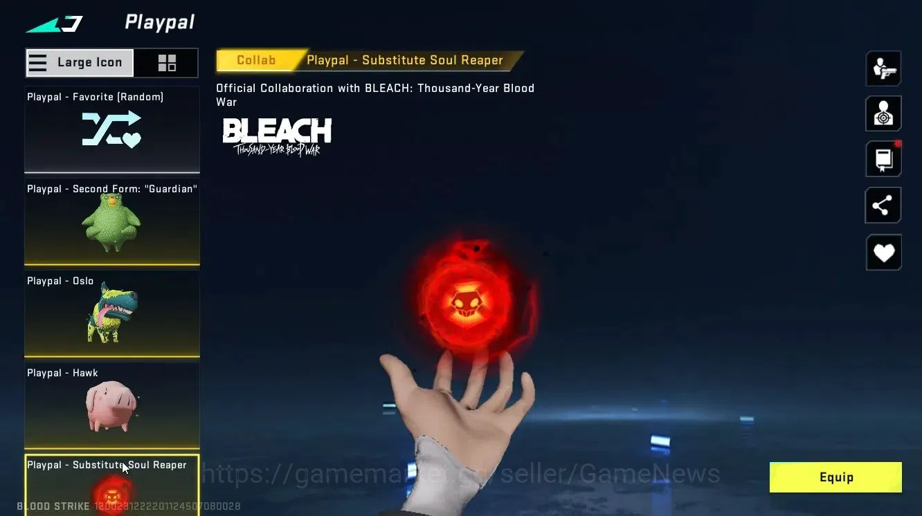 Blood Strike Accounts Collab Skin ASIA|ETRNAL DEagle-Scorpius|Collab 16