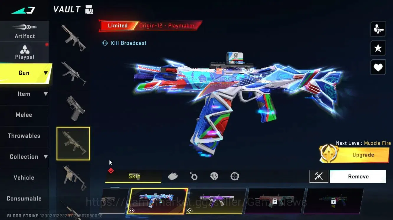 Blood Strike Accounts Collab Skin ASIA|ETRNAL DEagle-Scorpius|Collab 17