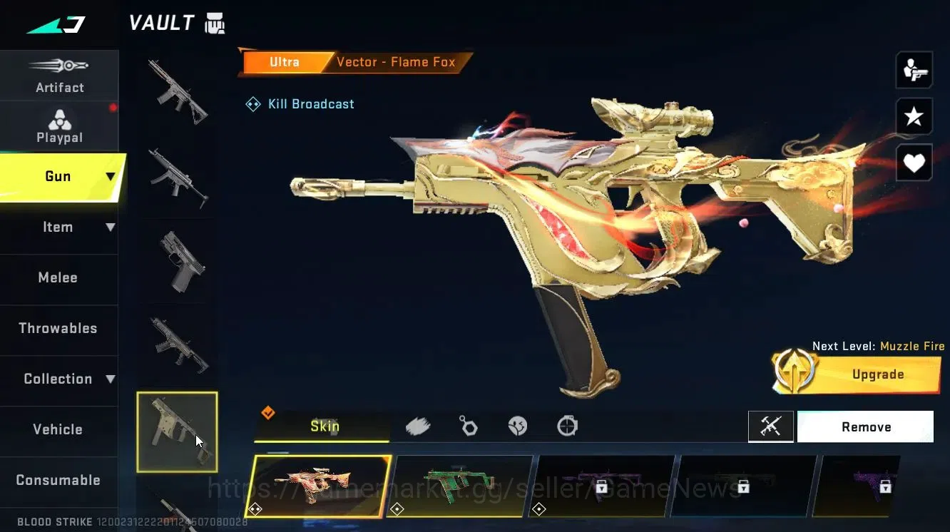 Blood Strike Accounts Collab Skin ASIA|ETRNAL DEagle-Scorpius|Collab 18