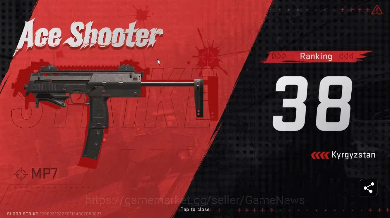 Blood Strike Accounts Collab Skin ASIA|ETRNAL DEagle-Scorpius|Collab 2