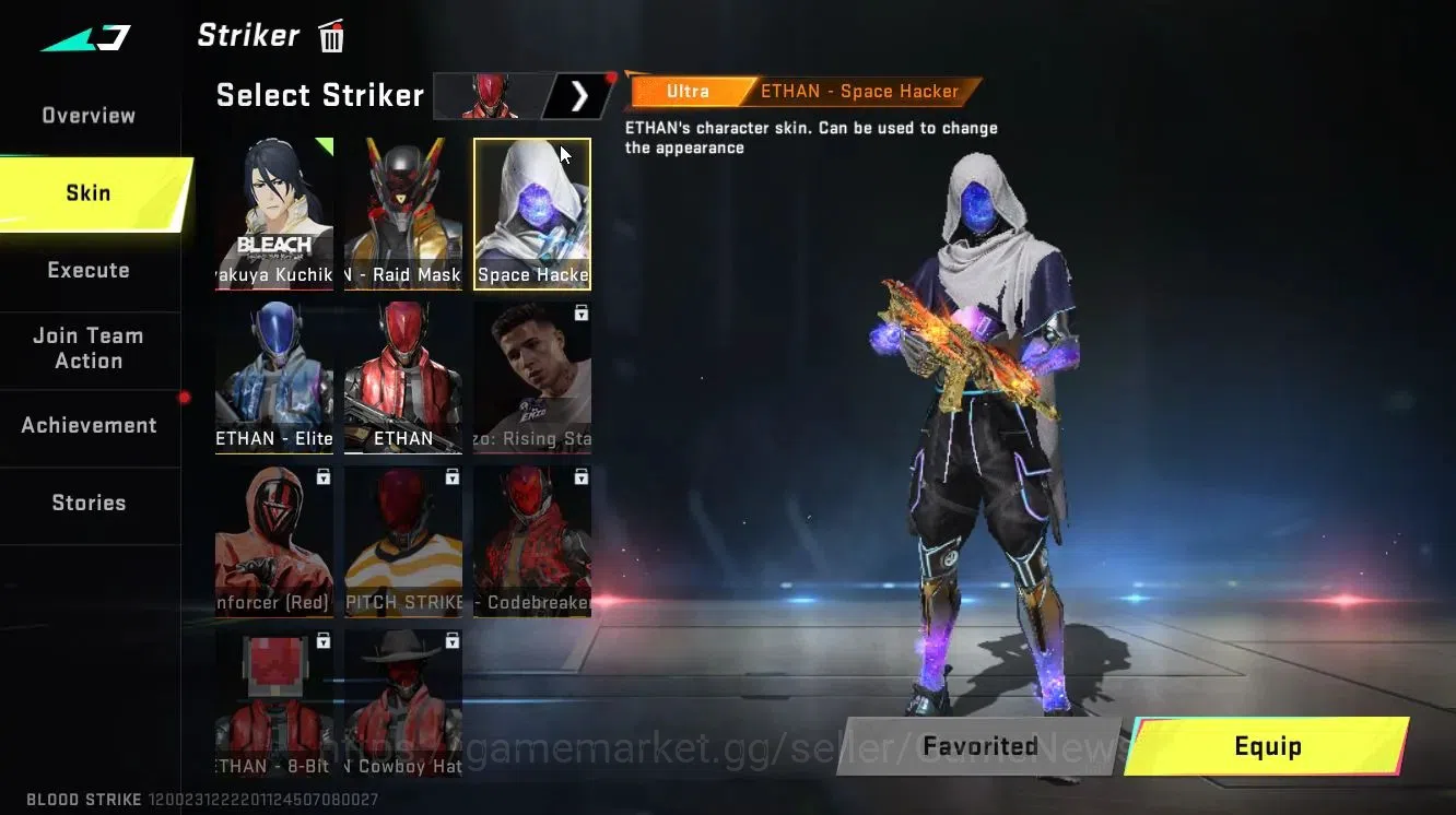 Blood Strike Accounts Collab Skin ASIA|ETRNAL DEagle-Scorpius|Collab 6