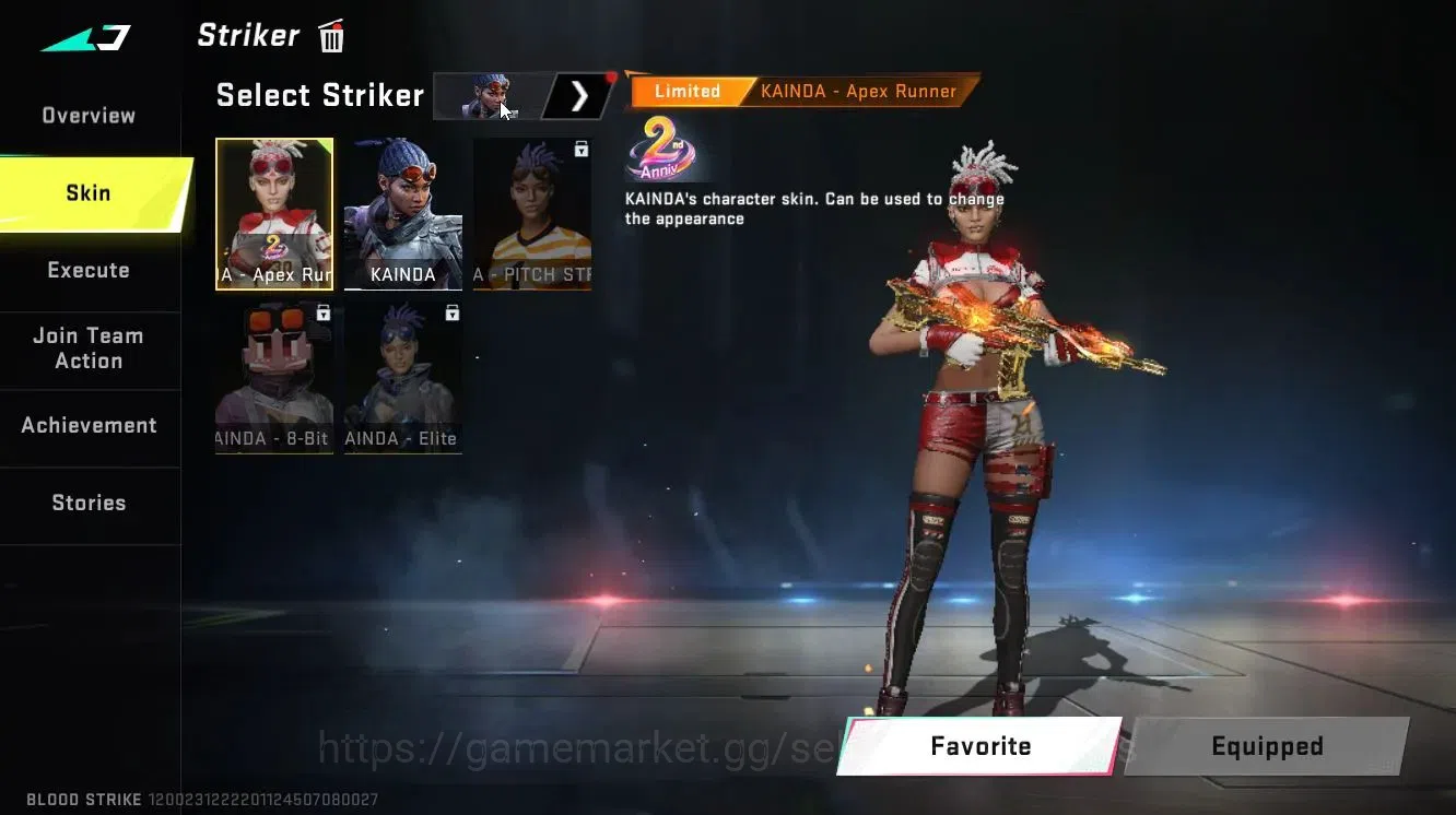 Blood Strike Accounts Collab Skin ASIA|ETRNAL DEagle-Scorpius|Collab 9