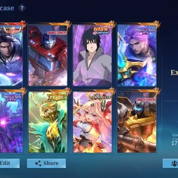 Mobile Legends: Bang Bang Accounts Others Global|Skin 410|Exalted|Legend Alucard,SASUKE Suyou,Aspirant Guinevere,Sanrio