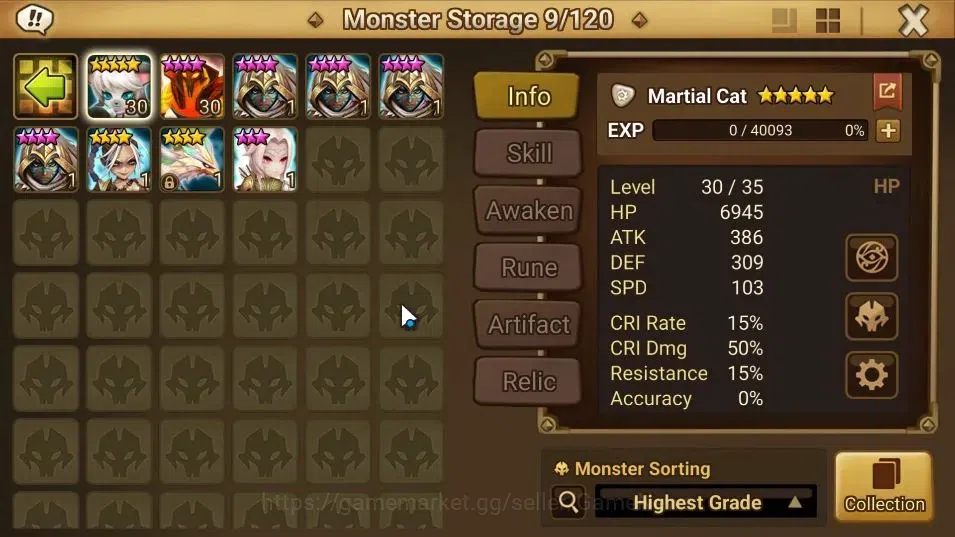 Summoners War: Sky Arena Accounts End-Game GLOBAL Lv100|2 LD[Pontos,Wedjat]|28 Total NB5[Juno,Cheongpung,Feng Yan]+72 11