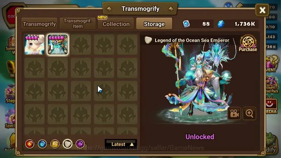 Summoners War: Sky Arena Accounts End-Game GLOBAL Lv100|2 LD[Pontos,Wedjat]|28 Total NB5[Juno,Cheongpung,Feng Yan]+72 13
