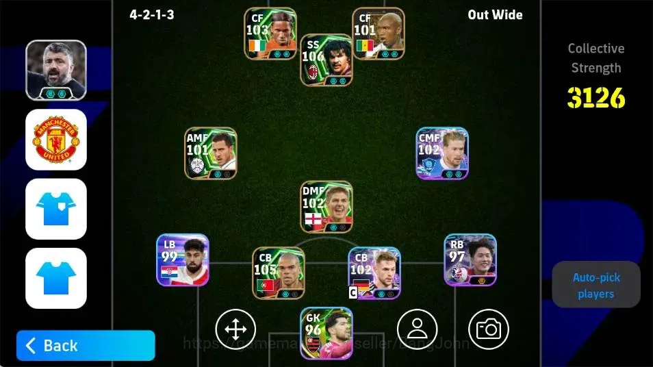 eFootball Accounts Legends & Iconic Players Mobile|PW 3126|Pepe Epic,Ruud Gullit Epic,Joshua Kimmich ShowT,Eden Hazard 1