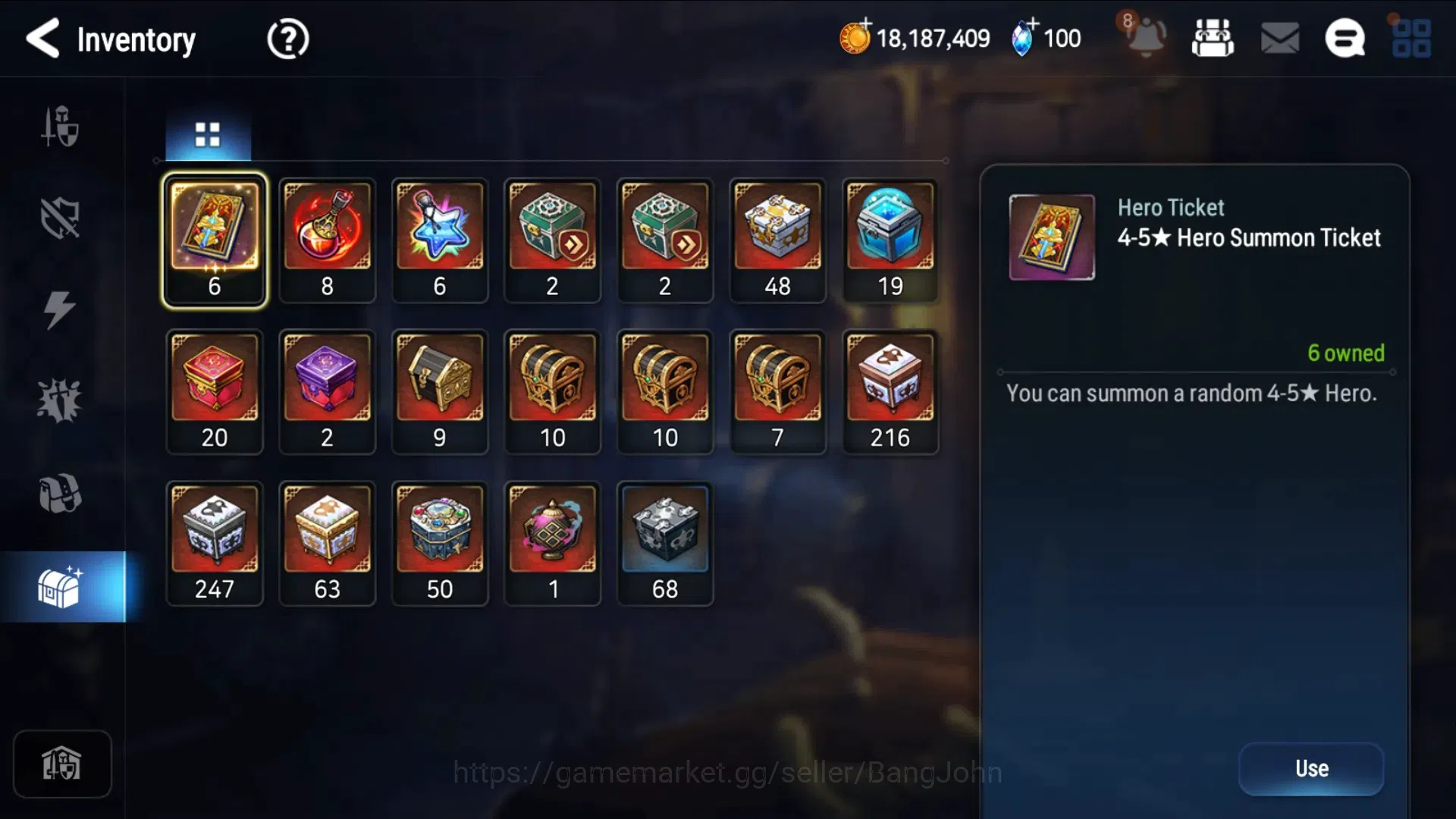 Epic Seven Accounts Global-10ML(BArunka,Salome,AVildred,DBSenya,MAKen, image 1
