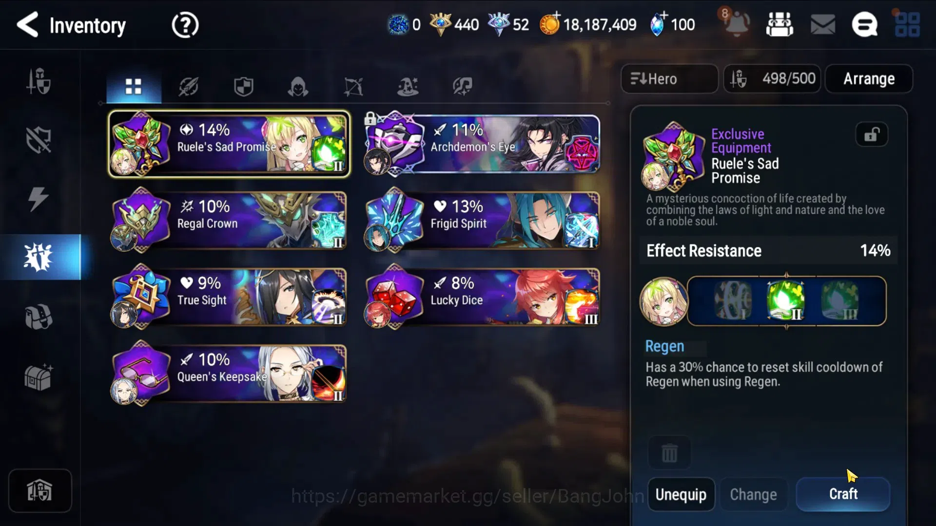 Epic Seven Accounts Global-10ML(BArunka,Salome,AVildred,DBSenya,MAKen, image 3