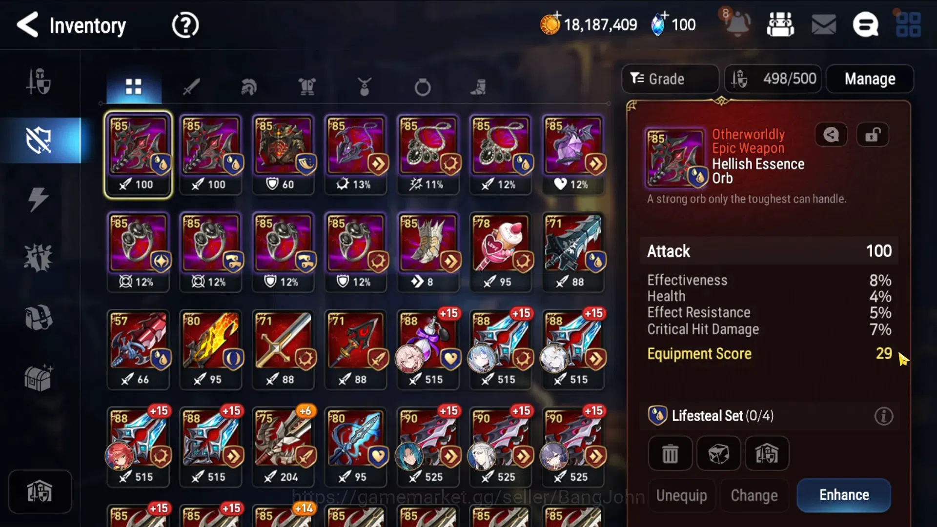 Epic Seven Accounts Global-10ML(BArunka,Salome,AVildred,DBSenya,MAKen, image 5