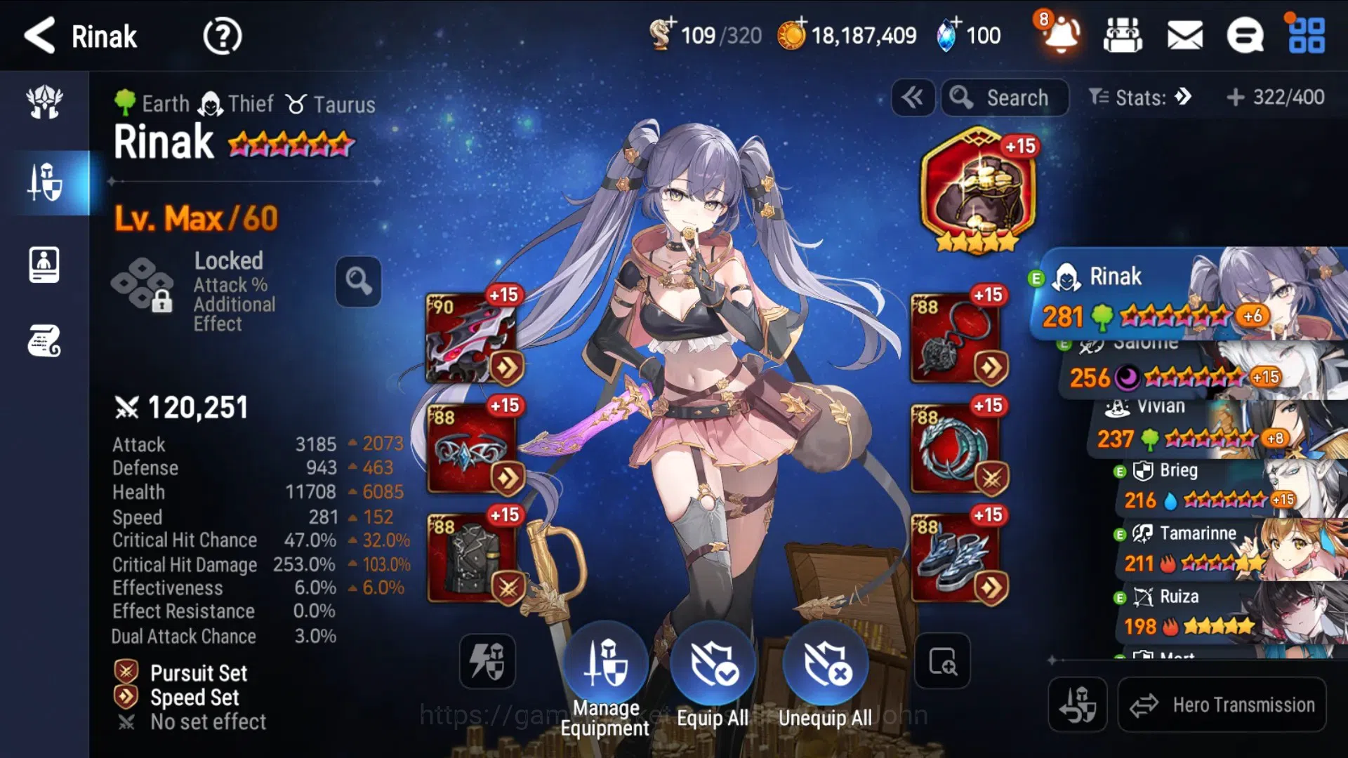 Epic Seven Accounts Global-10ML(BArunka,Salome,AVildred,DBSenya,MAKen, image 7