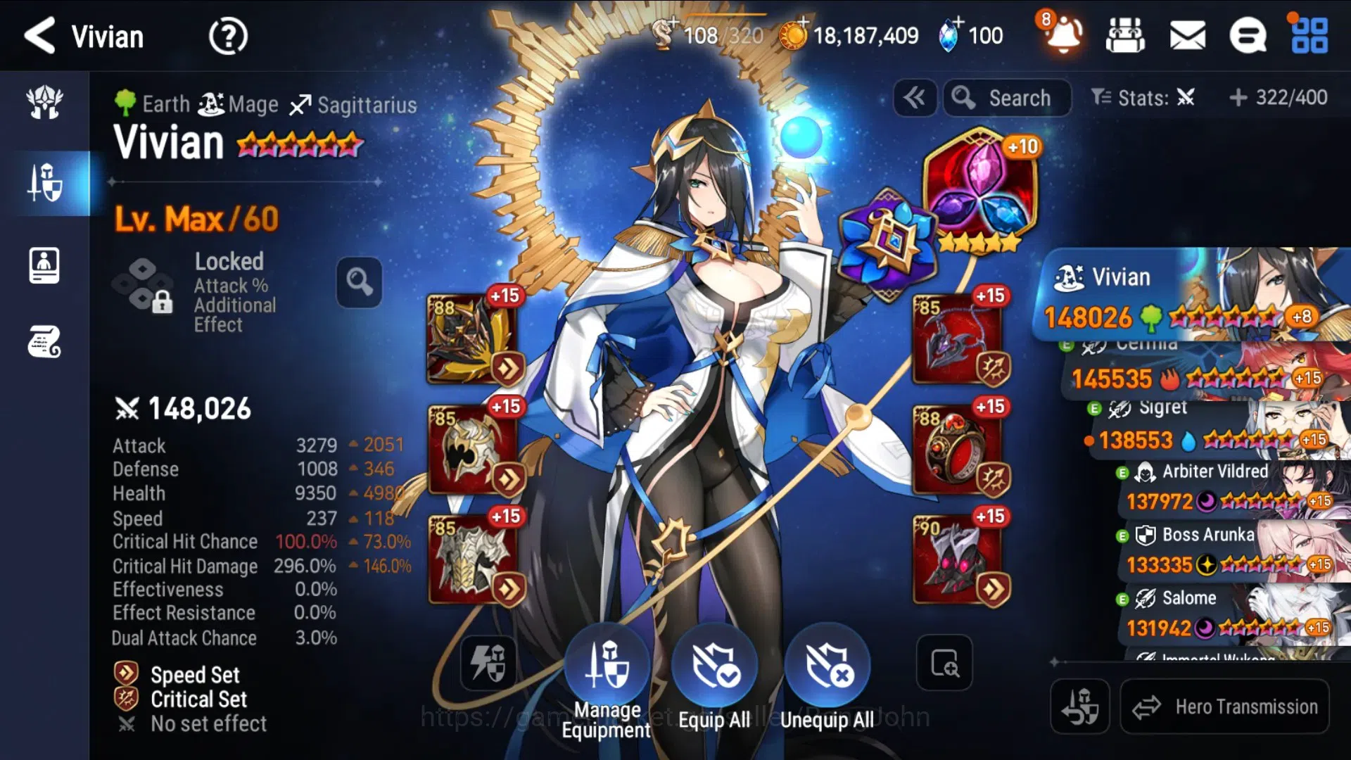 Epic Seven Accounts Global-10ML(BArunka,Salome,AVildred,DBSenya,MAKen, image 8